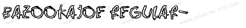 BazookaJoe Regular字体转换